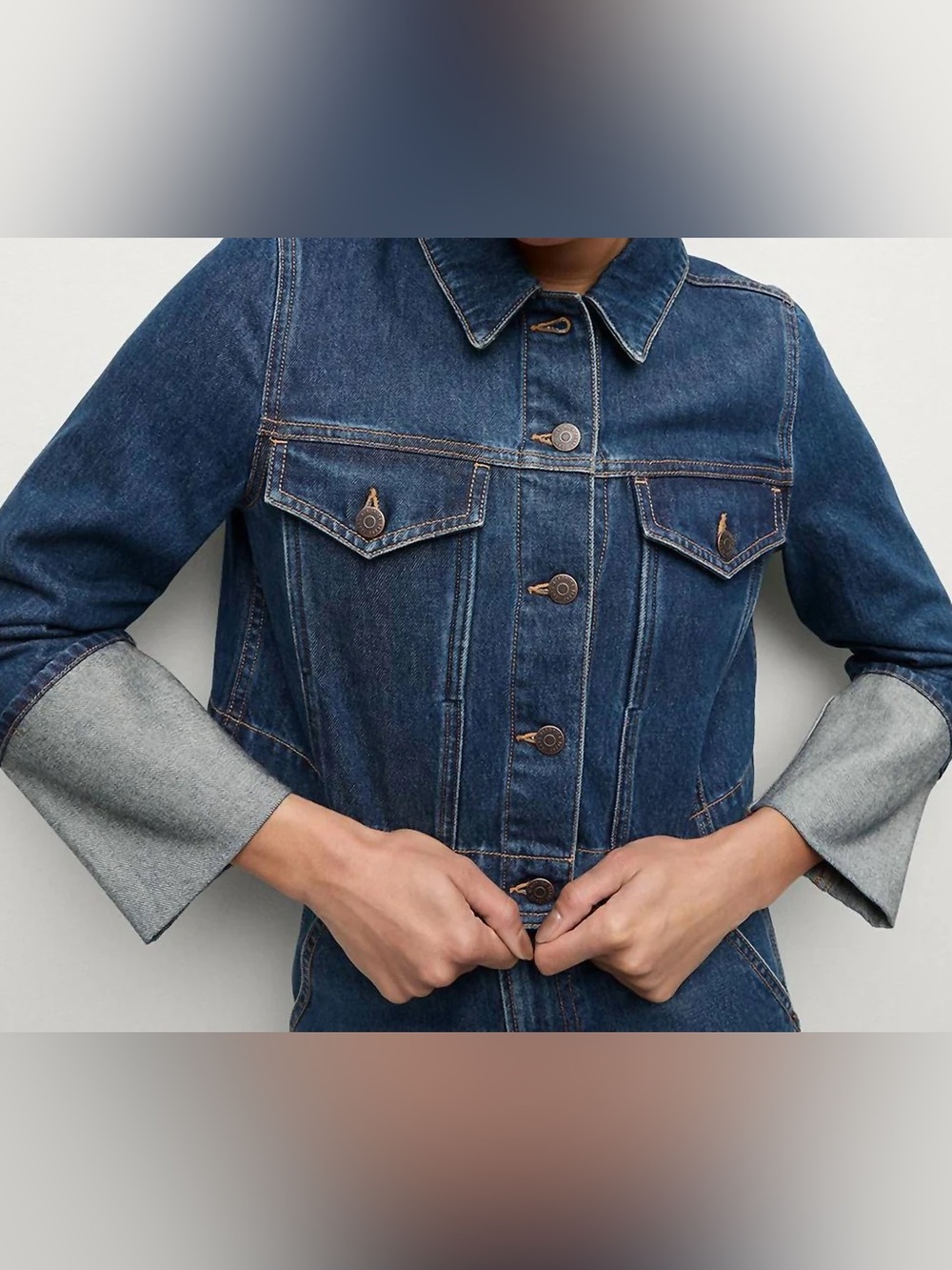 Veronica Beard Phila Denim Jacket In Evening Dusk size Large